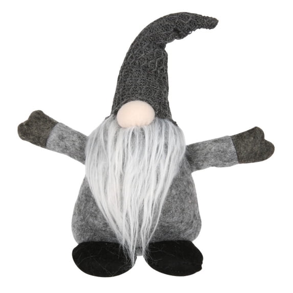 Swedish Christmas Santa Claus Tomte Standing Long Hat Gnome Plush Doll Handmade Home Decor Collectible Dolls Desktop Ornament