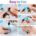 thumbnail image 2 of New Arrivals 74Pcs Electric Resin Drill Sets, with 3-Jaw Clamp, 2 of 6