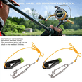 thumbnail image 4 of 4 Pcs Plus Line Release, 17 Inches Downrigger Release Stacker Clip Fishing Leader with Longline Snap Clips, 4 of 8