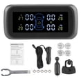 thumbnail image 1 of Sistema de monitoreo de presión de neumáticos inalámbrico con pantalla LCD para automóvil TPMS con 4 sensores, 1 of 14
