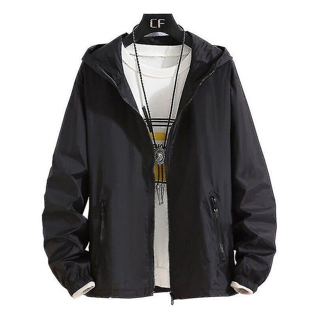 8xl 7xl 6xl de talla grande para hombre chaquetas de piel de secado rápido abrigo protector solar impermeable para hombre prendas de vestir finas del ejército chaqueta cortavientos ultraligera