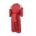 thumbnail image 2 of Halloween Costume Anime Cosplay Set with Tunic Top,Loose Harem Pants,Japanese Martial Arts Role Play Outfit for Fans,Halloween Costume Party,Size M, 2 of 9