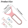 thumbnail image 3 of Upgrade Potato Peeler for Kitchen,1 PCS Stainless Steel Vegetable Peeler,Y Veggie Food Peeler for Apple Fruit Carrot Zucchini Cucumber,Good Grip Makes Peeling Very Easy, 3 of 5