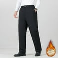 thumbnail image 5 of JIA JIA SHUANG Men's Winter Dress Pants Thermal Fleece Lined Slacks Cold Weather Suit Pants with Pockets for Business Office Work, 5 of 7