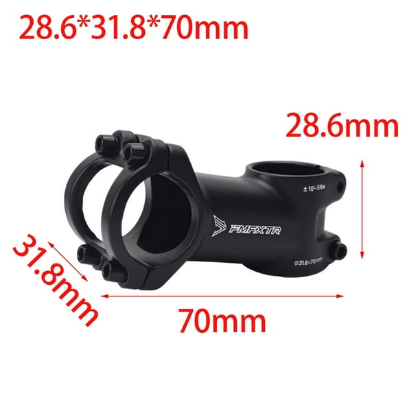 Bike Short Stem 31.8mm Short Handlebar Stem for Fixed Gear Lightweight Aluminum 70mm 10 degree Walmart