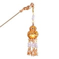 thumbnail image 5 of Mosey Women Hair Stick Vintage Traditional Chinese Palace Lantern Shape Pendant Faux Pearl Decor Tassel Stainless Exquisite Hair Forks Hanfu Dress Prop Lady Hair Jewelry, 5 of 8