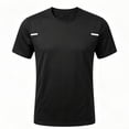 thumbnail image 4 of yillto Mens Big and Tall Shirts Lightweight Breathable Short Sleeve Tshirts Crew Neck Loose Tees, 4 of 7