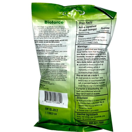 A.Vogel - Pine Cough Drops - 18 Lozenges