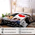 thumbnail image 6 of Custom Blanket with Photo Text, Personalized Gifts for Women Men, Customized Picture Blanket for Baby Mother Father Adult Friends Lovers Dog Pets, Birthday Anniversary Halloween Christmas, 6 of 6