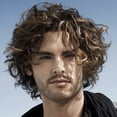 thumbnail image 1 of YOPTOP Men‘s Wig Short Hair Fashion Daily Hairstyle Cosplay Hairpieces Natural, 1 of 7