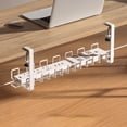 thumbnail image 3 of Desktop Cable Organizer  Hardware Cable Organizer Cord Management System  Multipurpose Cable Clips for Office & Home  Includes 5 Pcs Ties (40cm Black), 3 of 8