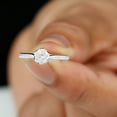 thumbnail image 3 of Silvago Jewel 14k White Gold Ring Clearance - 1.2 Ct Round Cut Diamond Ring for Her - Anniversary Gift for Women's - Simple Engagement Wedding Rings for Her - Anniversary Gifts Wife - Proposal Ring, 3 of 8