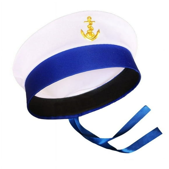 SNNROO Sailor Hat Navy Marine Hat Yacht Captain Hat Sailor Captain Costume Men Sailor Cap Beanie Navy Marine Admiral Hat Formal