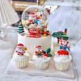 thumbnail image 3 of 22 piezas de decoraciones para pasteles de Navidad, adornos para magdalenas de Feliz Navidad, decoración de postres para hornear de Navidad, pasteles de Navidad, decoración de alimentos para magdalenas, decoraciones de mesa de Navidad ER, 3 of 5