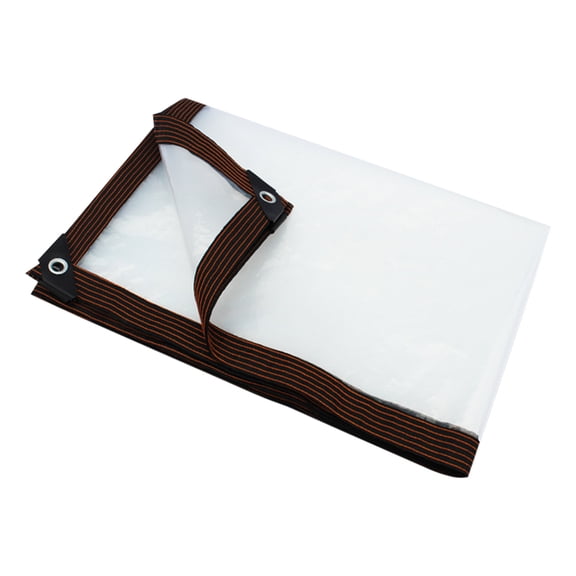 Clear Tarps In Multiple Sizes, & Weather Vinyl Coated PVC Tarps,Clear Tarps With Rustproof Gommets, Greenhouse Tarp, For Curtains