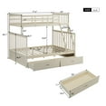 thumbnail image 4 of Twin Over Full Bunk Bed with Storage Drawers, 4 of 14