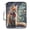 Beautiful Fox with Christmas Tree, variant on Haosy Accordion File Organizer Zipper Binder 500 Sheet 6-Tab Expanding File Folder Multi-Pocket 1.2 Inch 3 Ring Beautiful Fox with Christmas Tree