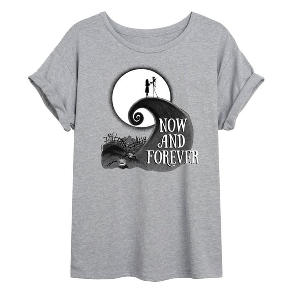 The Nightmare Before Christmas - Jack Sally Now and Forever - Juniors Ideal Flowy Muscle T-Shirt