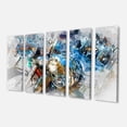 thumbnail image 2 of Motorcycle Headlight Watercolor - Contemporary Canvas Art Print, 2 of 3