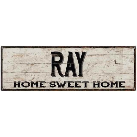 RAY Rustic Home Sweet Home Sign Gift 6x18 Metal Decor 106180084208