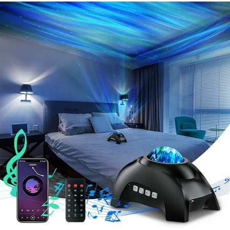 Saydy Northern Lights Aurora Projector Laser Star Bluetooth Speaker White Noise Night Light Galaxy For Kids S Home Decor Bedroom Ceiling Party Black Canada Saydy Northern Lights Aurora Projector, Bedroom Ceiling Stars Projector