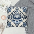 thumbnail image 2 of YANMS Chinoiserie Blue and White Porcelain Lumbar Pillow Covers Farmhouse Cushion Covers Rectangle Pillow Covers Outdoor for Couch Home Decor, 2 of 5