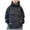 Black, variant on Odeerbi Kids Boys Winter Coat Jacket Warm Outerwear Overcoat Solid Color Long Sleeve Hooded Jacket Black