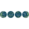 thumbnail image 2 of Darling Souvenir Pack of 190 Pcs chocolate&nbsp;Bridal Shower Theme&nbsp;Stickers Party Favor-Teal Blue, 2 of 2