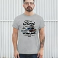 thumbnail image 4 of 1969 Ford Torino GT Cobra T-shirt American Muscle Car Classic Vintage Retro FoMoCo Performance Licensed Men's Tee, 4 of 7