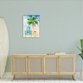 thumbnail image 5 of Stupell Industries Tropical Beach Chair Palm Tree Seaside Painting Framed Wall Art, 24 x 30, Design by Lanie Loreth, 5 of 5