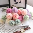 thumbnail image 3 of Crisantemo de bola pequeña artificial Crisantemo de una sola rama La exhibición en el hogar es flores secas simples y limpias Melaleuca Crisantemo Pequeño fresco 12 piezas (rosa claro) ILoveMilan  JM, 3 of 5