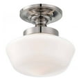 thumbnail image 2 of 1 Light Semi-Flush Mount In Traditional Style 11.25 Inches Tall By 12 Inches Wide-Polished Nickel Finish Minka Lavery 2255-613, 2 of 2