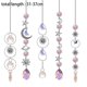 thumbnail image 2 of 5 Colorful Crystal Sun Catchers with Chain, Prism Hanger for Christmas Weddings, 2 of 5