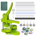 thumbnail image 1 of Máquina para hacer botones NantFun 2.25" Kit de pines DIY Verde, 1 of 7