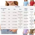 thumbnail image 3 of Yanlir Girls Ribbed Lace Trim Fitted Round Neck Short Sleeve Tee 1 Pack Summer for Kids 5 -16 Years Soft Summer Fashion Crewneck Tees Basic Tops, 3 of 8