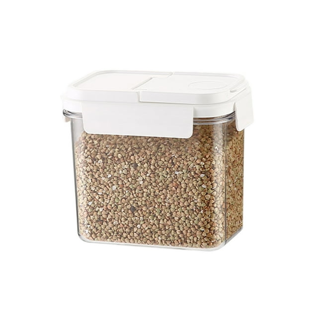 HOZADOIE Grain and Miscellaneous Grain Storage Tank Kitchen Essentials Cereal Storage Containers Food Grade Plastic Reusable Pantry Organizers with Lids