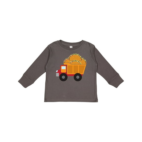 Inktastic Taco Lover Truck Boys or Girls Long Sleeve Toddler T-Shirt