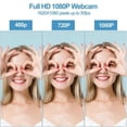 thumbnail image 3 of EIMELI HD Auto Focus Webcam, 1080P Video Call Available Streaming Web Camera PC USB Camera with Microphone for PC Mac Laptop Desktop Live Video Calling Conferencing Recording, 3 of 10