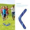 thumbnail image 4 of HEALEEP Outdoor Fun Boomerang EVA Sky Blue Lightweight Flying Toy 1Set, 4 of 8