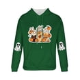 thumbnail image 3 of Blusa con capucha de manga larga para hombre, moda para el Día de Todos los Santos, estampado de fantasmas, sudadera con capucha y cordón para el tiempo libre, sudadera con capucha para hombre, blusa, 3 of 3