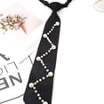 thumbnail image 3 of Hzzsbu Ladies Bow Tie, Retro Pearl Bowtie Necktie For Women Fashion College Uniform Shirt Neck Ties Women's Tie for Wedding Party, 3 of 7