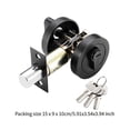 thumbnail image 3 of Modern Sturdy Single Cylinder Deadbolt Lock For Front Door Security, Invisible Keyed Entry Door Lock, 3 of 5