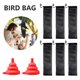 thumbnail image 1 of Bolsa para alimentador de pájaros Alimentador de calcetines con aletas extragrandes para semillas de cardo Bolsa de malla reutilizable Alimentador de aves silvestres con 2 embudos Herramientas de sumi Muyoka Hogar, 1 of 6
