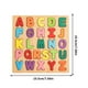 thumbnail image 2 of Wmhnj Bloques de rompecabezas con formas y nmeros del alfabeto para niños pequeños, juguete educativo de aprendizaje temprano con 26 letras y 10 nmeros, tablero de combinacin para el desarrollo, 2 of 8