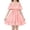Pink, variant on Fesfesfes Girls Off Shoulder Ruffle Hem Maxi Dress Toddler Summer Solid Color Sleeveless Dress Flared Pleated Dress Casual Party Wear(Wine,1-2 Years)