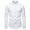 White Sweatshirt fot Men, variant on safuny Men's Slim Dress Shirt Long Sleeve Button Down Embroidered Casual Top Black L