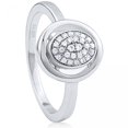 thumbnail image 1 of Silver Oval With Cubic Zirconia Ring, 1 of 3