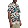 thumbnail image 3 of No Boundaries Men's and Big Men's Short Sleeve Printed Rayon Shirt, 3 of 6