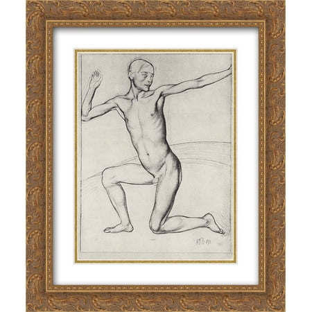 Kuzma Petrov Vodkin 2x Matted 20×24 Gold Ornate Framed Art Print Picture to picture game boy