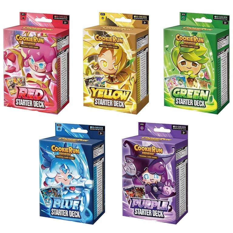 CookieRun: Braverse Trading Card Game - Starter Deck Blue - Flexible Game Play Pack, 1 Player 60 Card Set, Competitive Battle TCG, Deck-Building - Walmart.com CookieRun: Braverse Trading Card Game - Starter Deck Blue - Flexible Game Play Pack, 1 Player 60 Card Set, Competitive Battle TCG, Deck-Building - Walmart.com